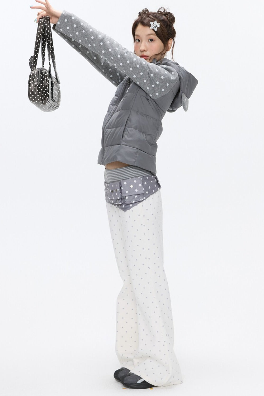 Bear Ears White Duck Down Jacket