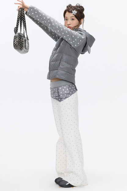 Bear Ears White Duck Down Jacket