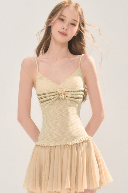 Sweet Floral Camisole Dress