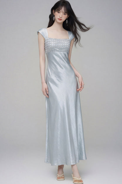 Moonlight Satin Evening Dress