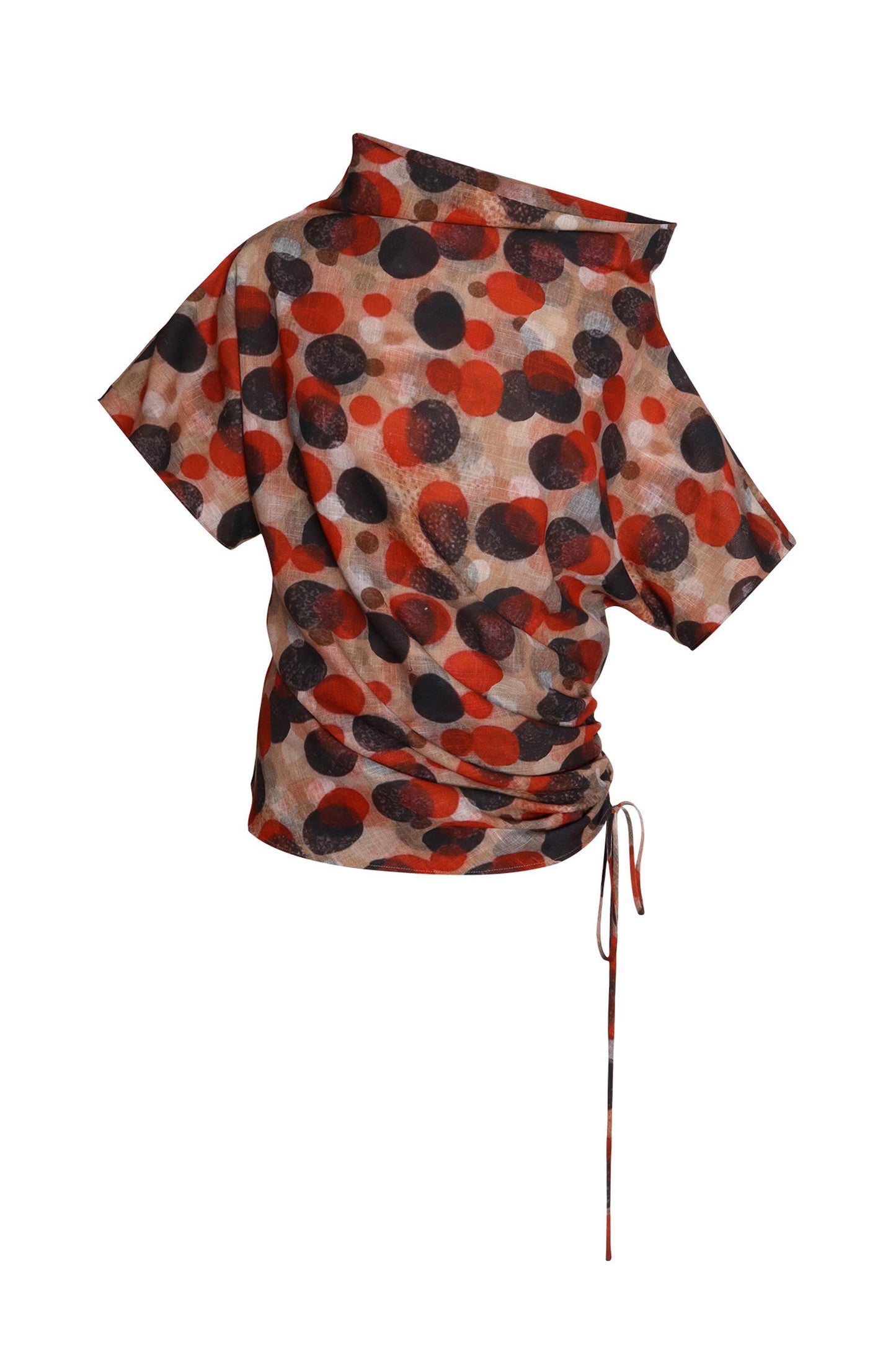 Asymmetrical Color-Blocked Top