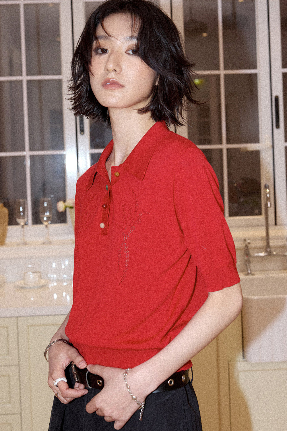 Tencel Acetate Vintage Blouse