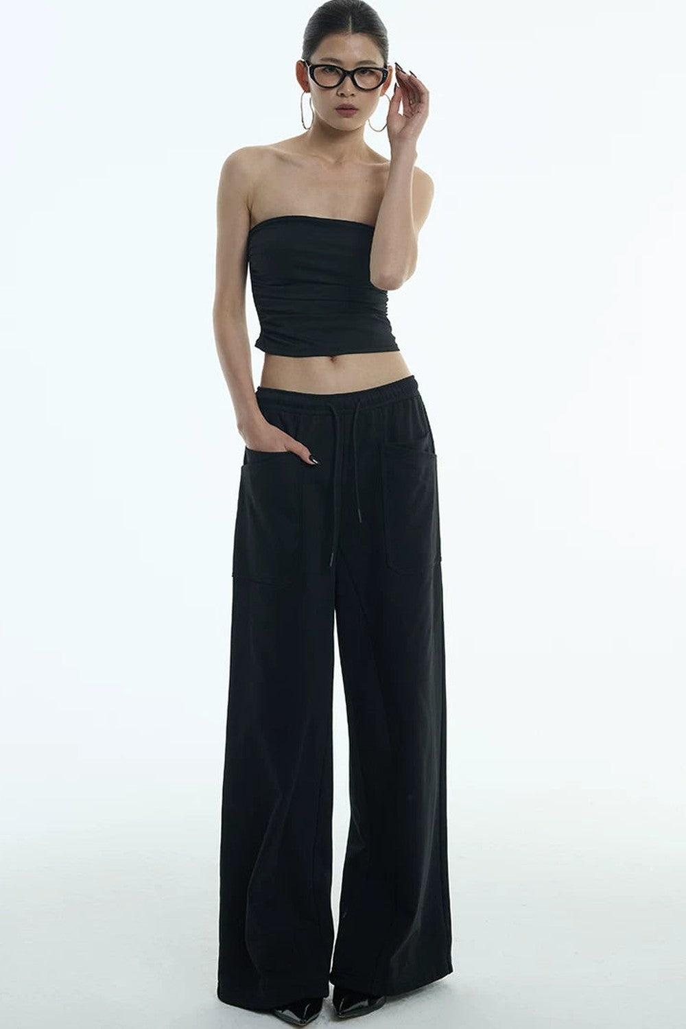 Elastic Pleated Tube Top