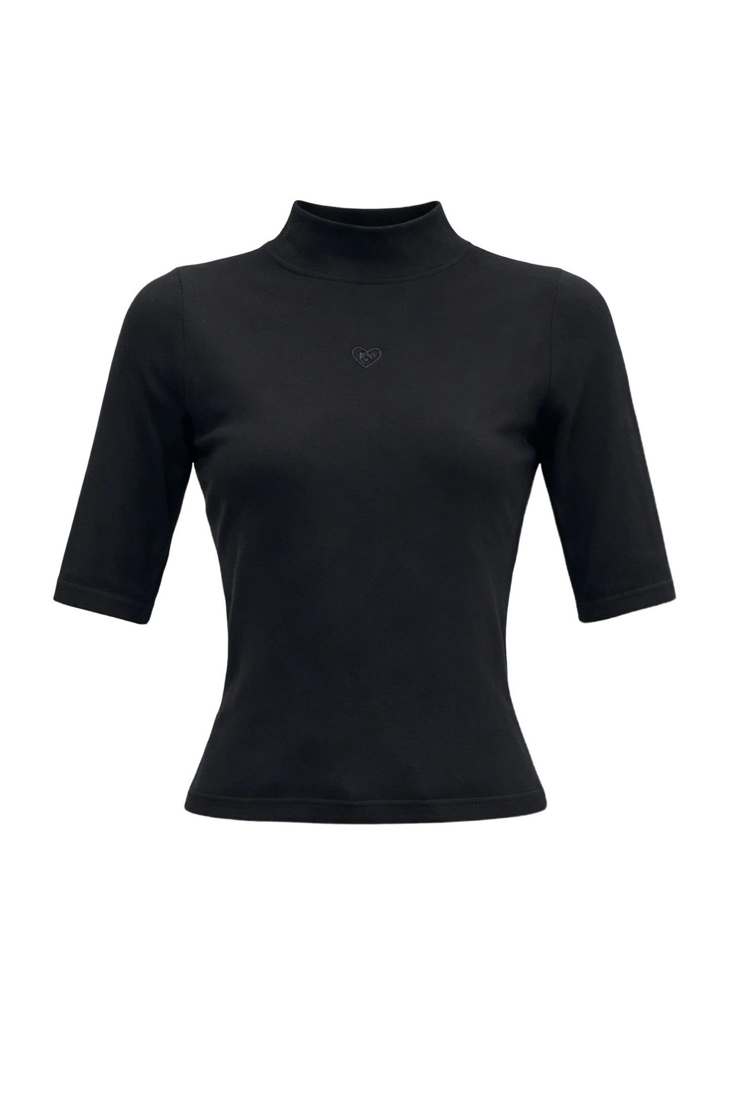 Mid-Sleeve Knit Sweater