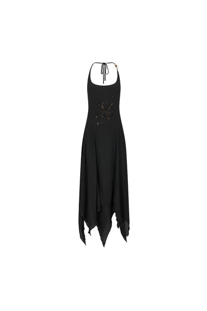 Moon Shadow Embroidered Dress