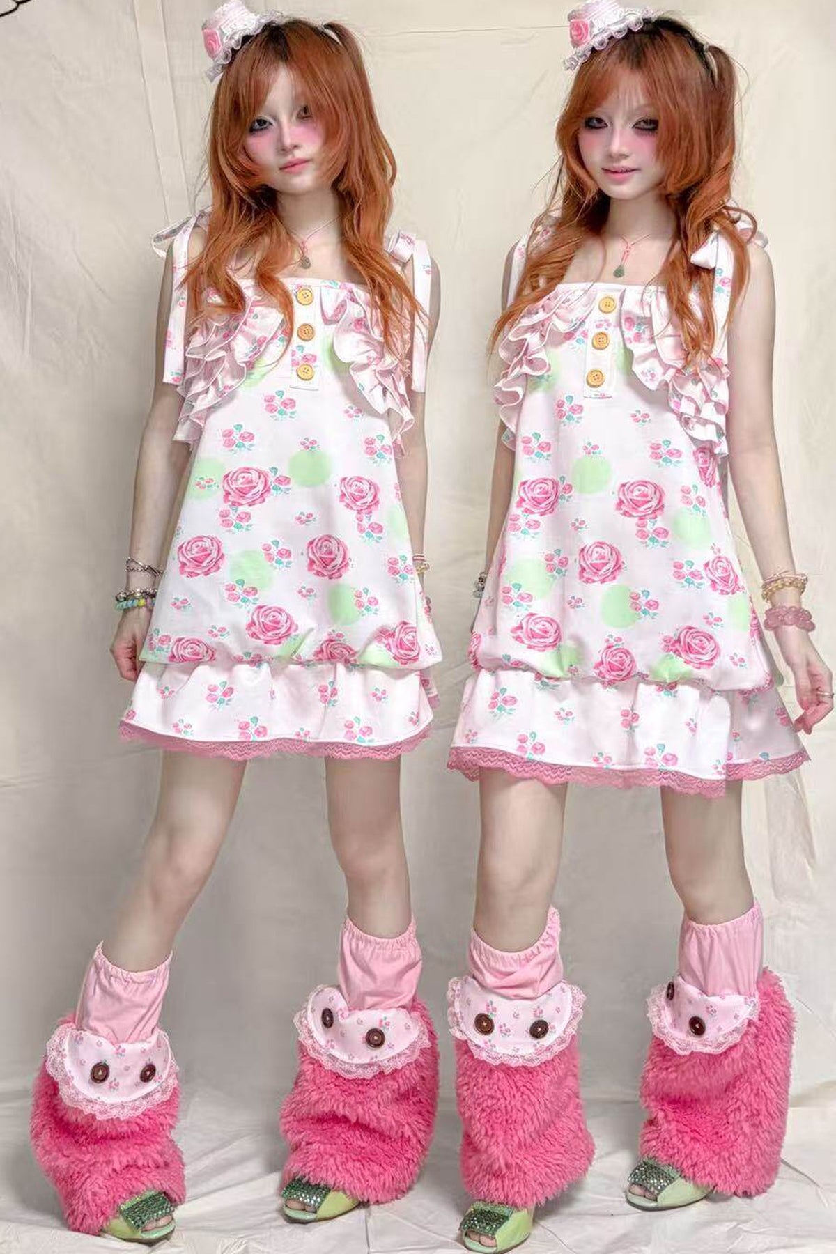 Floral Lace Vintage Dress