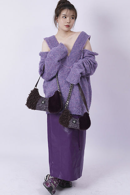 Y2K Color-Block Crossbody Bag