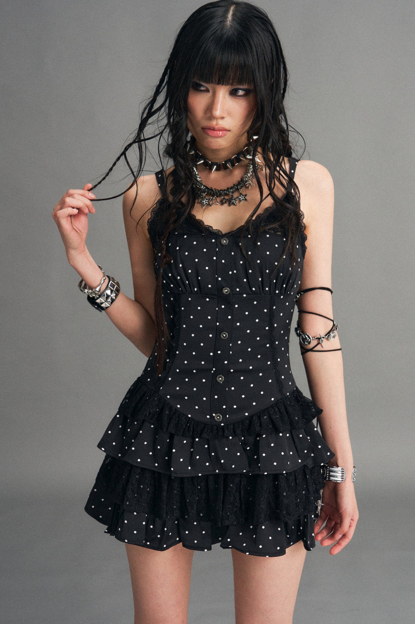 Retro Polka Dot Dress