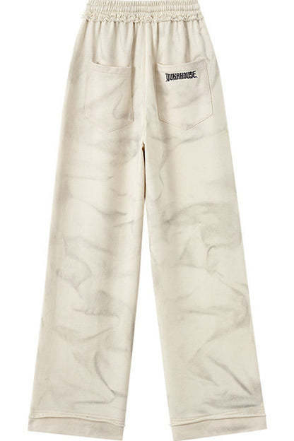 Dirty-Washed Vintage Loose Pants