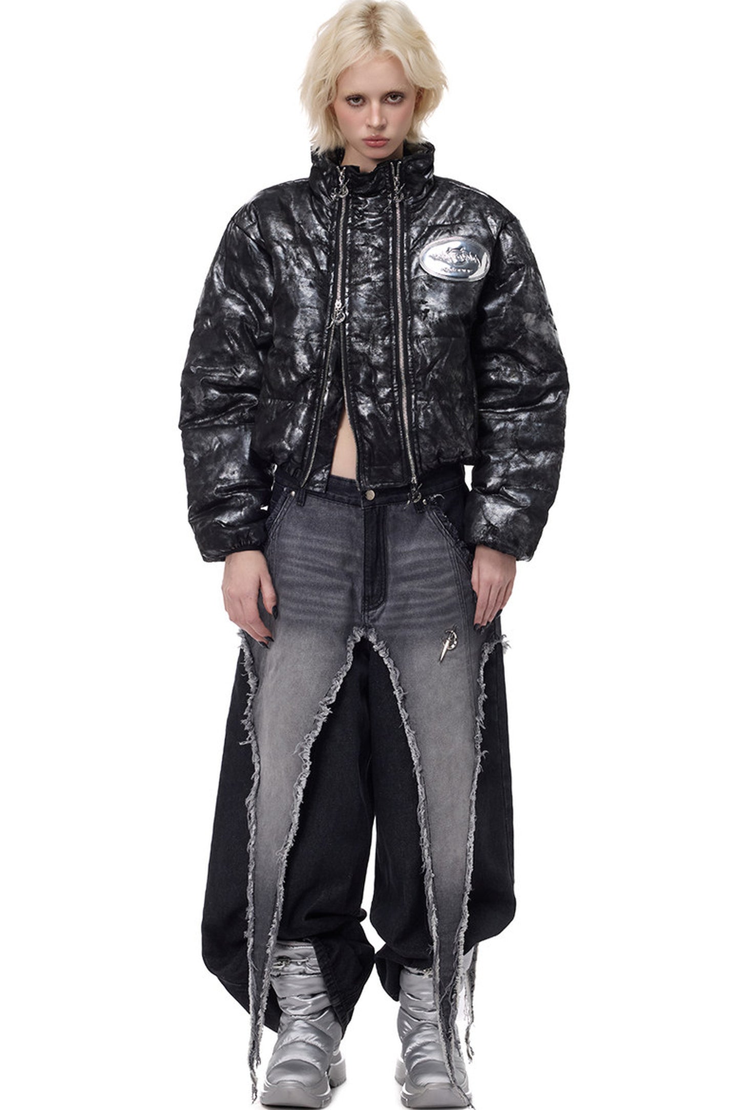 Deconstructed Wasteland Denim Pants