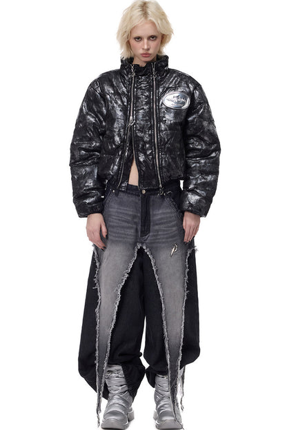 Deconstructed Wasteland Denim Pants
