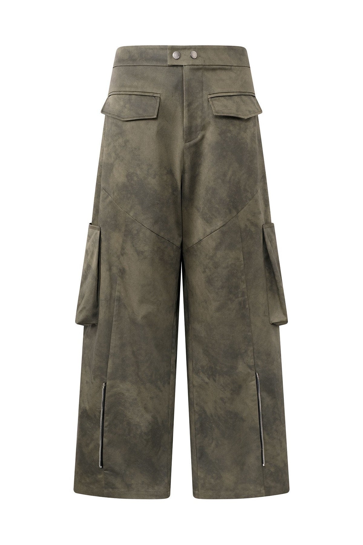 3D Panel Tie-Dye Pants
