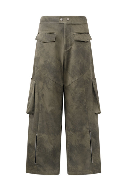 3D Panel Tie-Dye Pants