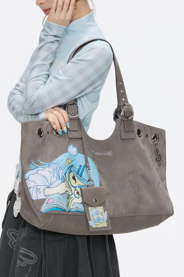 Vintage Comic Girl Tote Bag