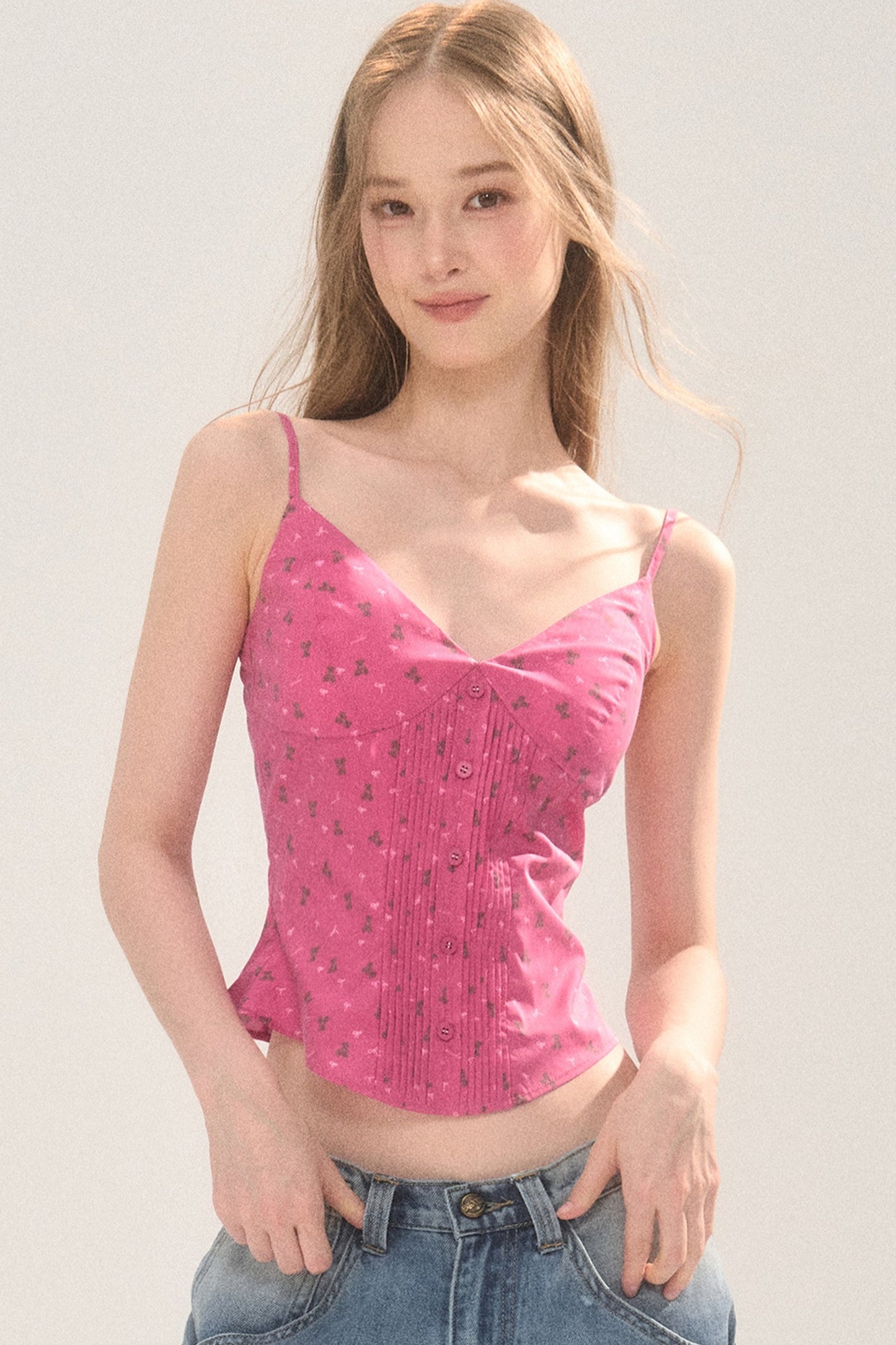 Floral V-Neck Camisole