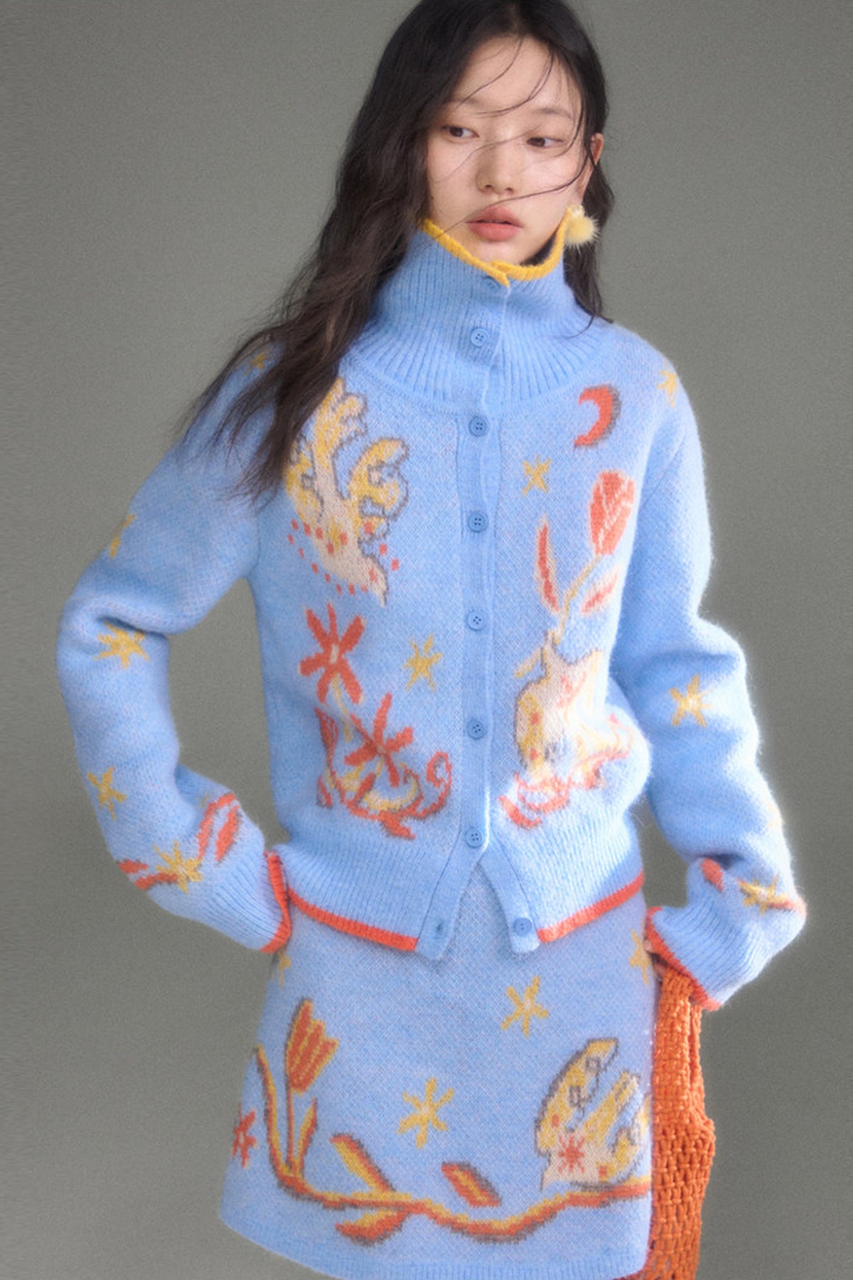 Bird Tulip Wool Knit Set-Up