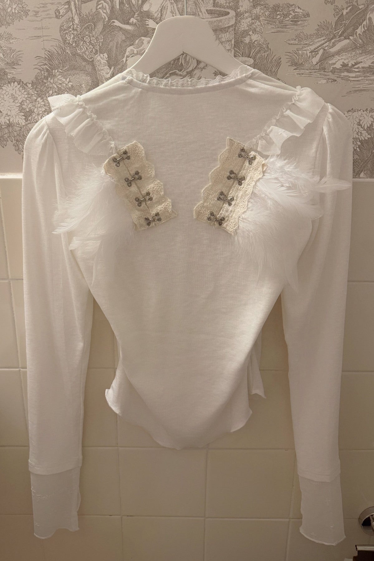 Winged Knit Top