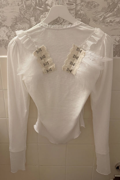 Winged Knit Top