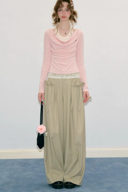 Mist Flutter Knit Top