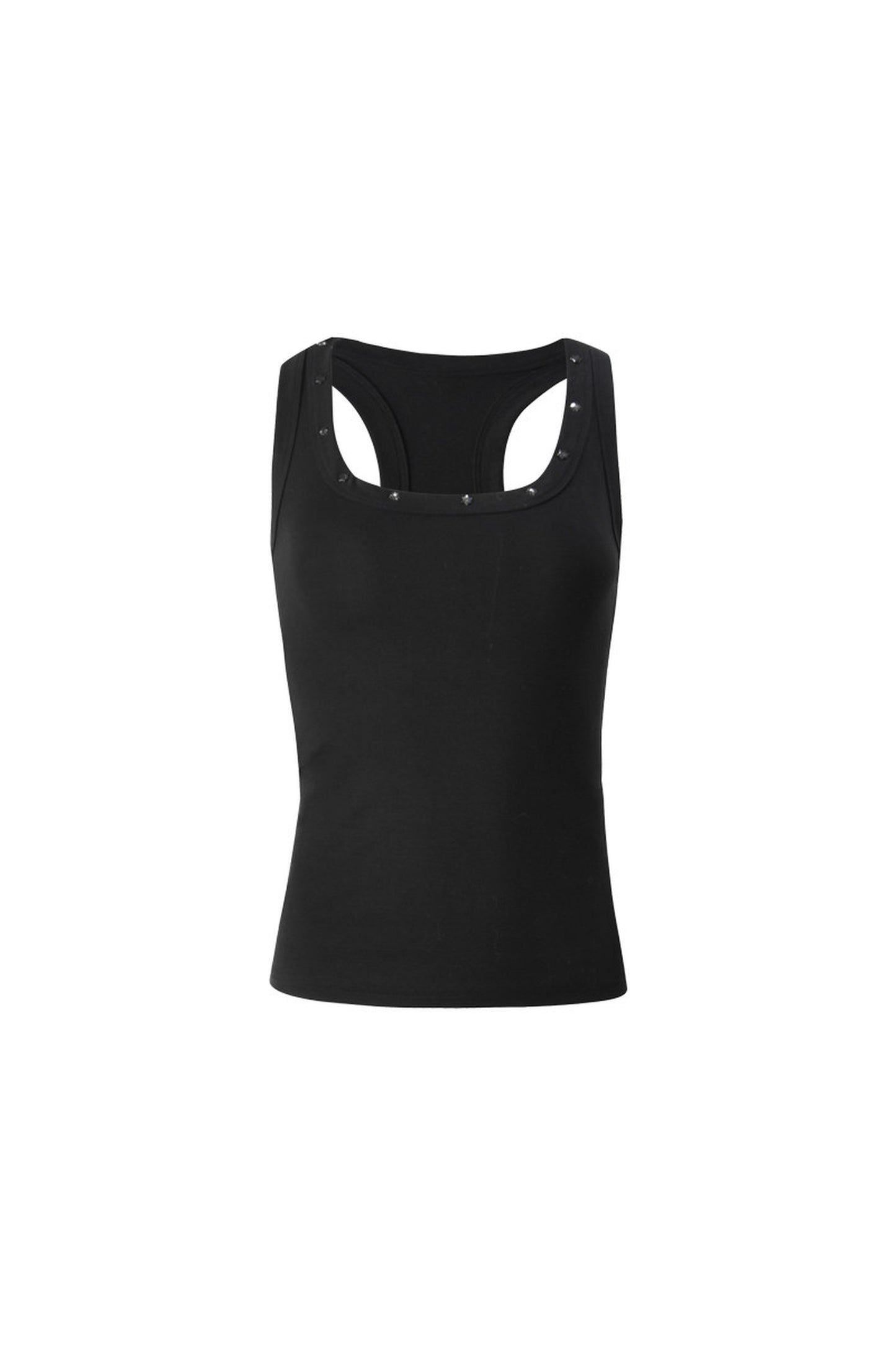 U-Neck Ribbed Tank Top