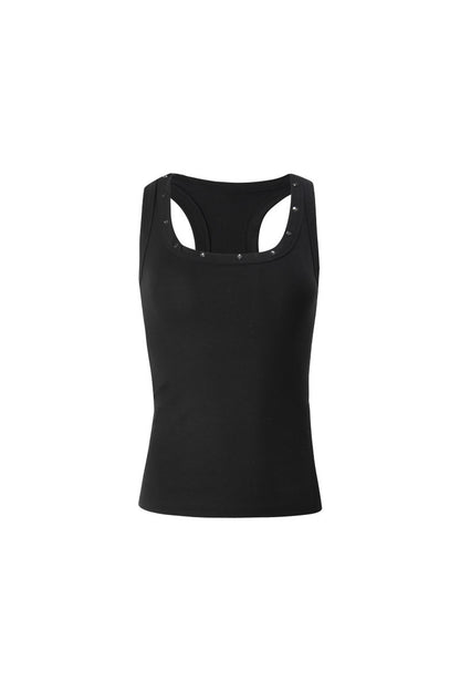U-Neck Ribbed Tank Top