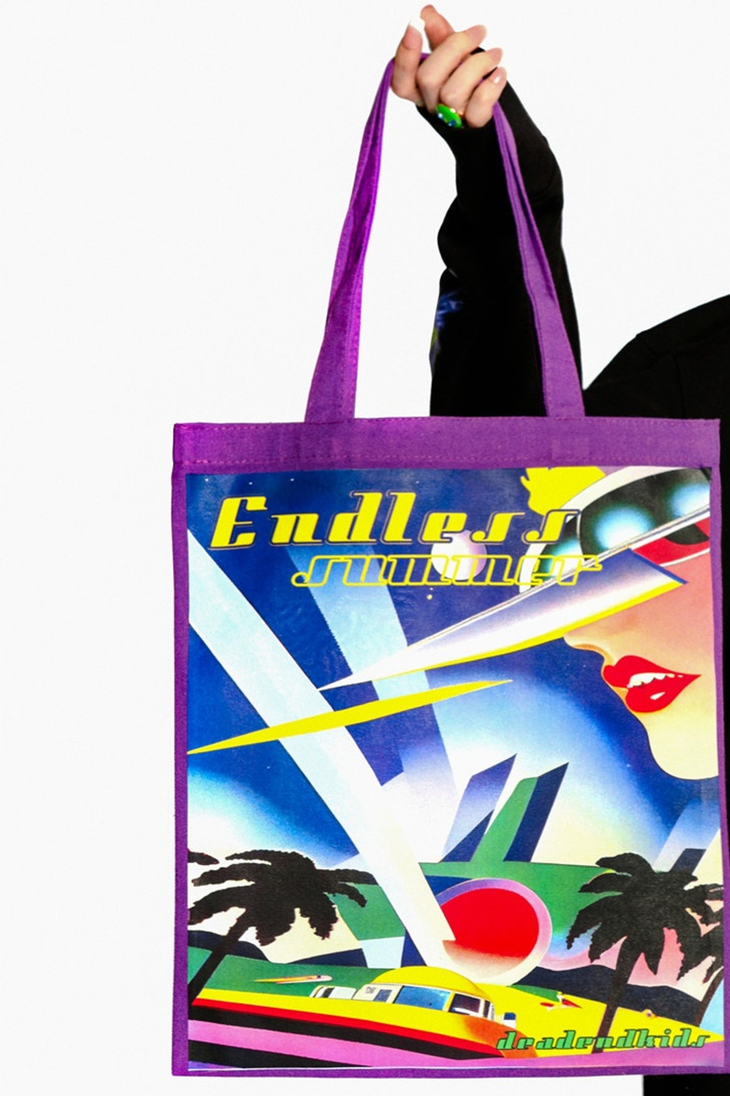 Colorful Canvas Shoulder Tote