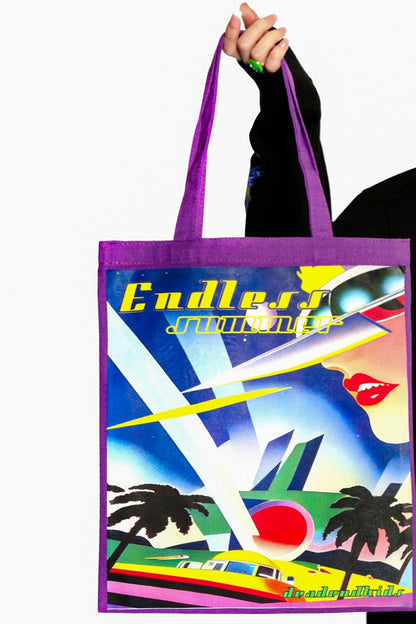 Colorful Canvas Shoulder Tote