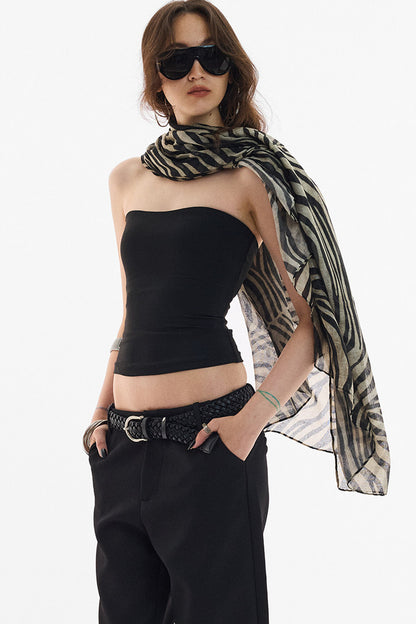 Lyocell Seamless Chest Pad Bandeau
