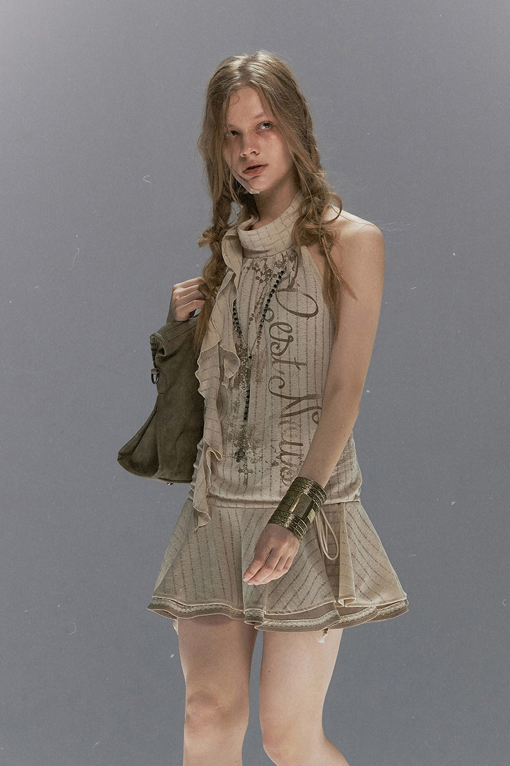 Island Dreams Ruffled Lace Dress