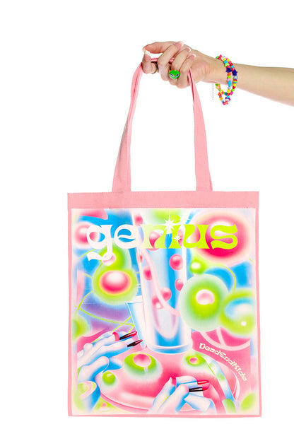 Colorful Canvas Shoulder Tote