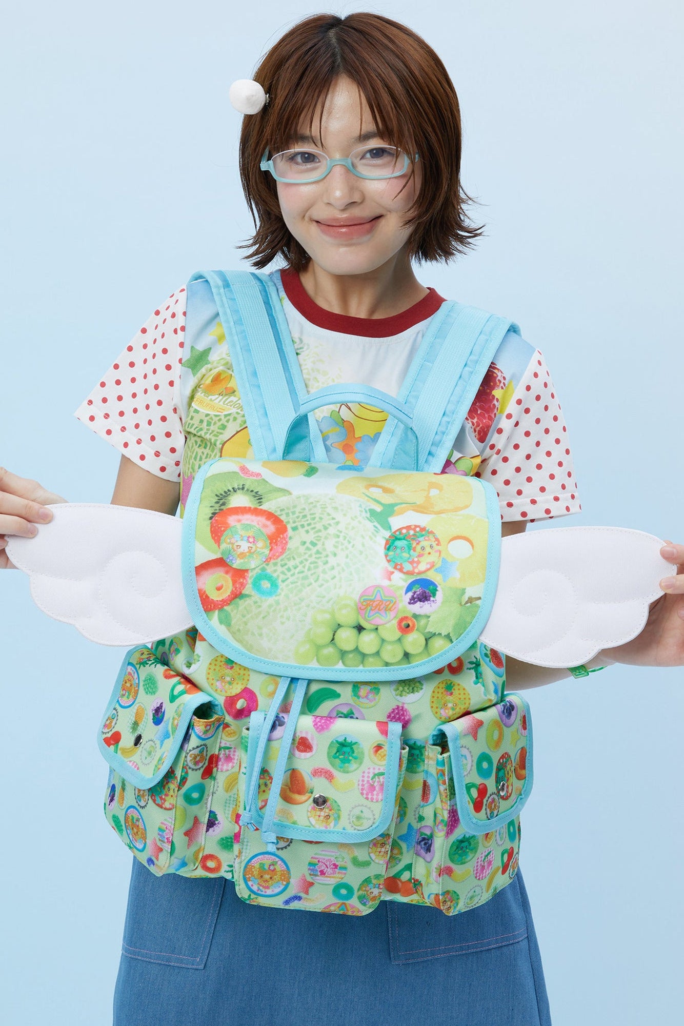 Hawaii Dream Fruit Print Backpack