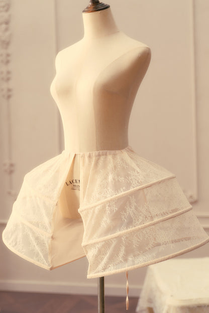 French Style Fishbone Puffy  Bustier