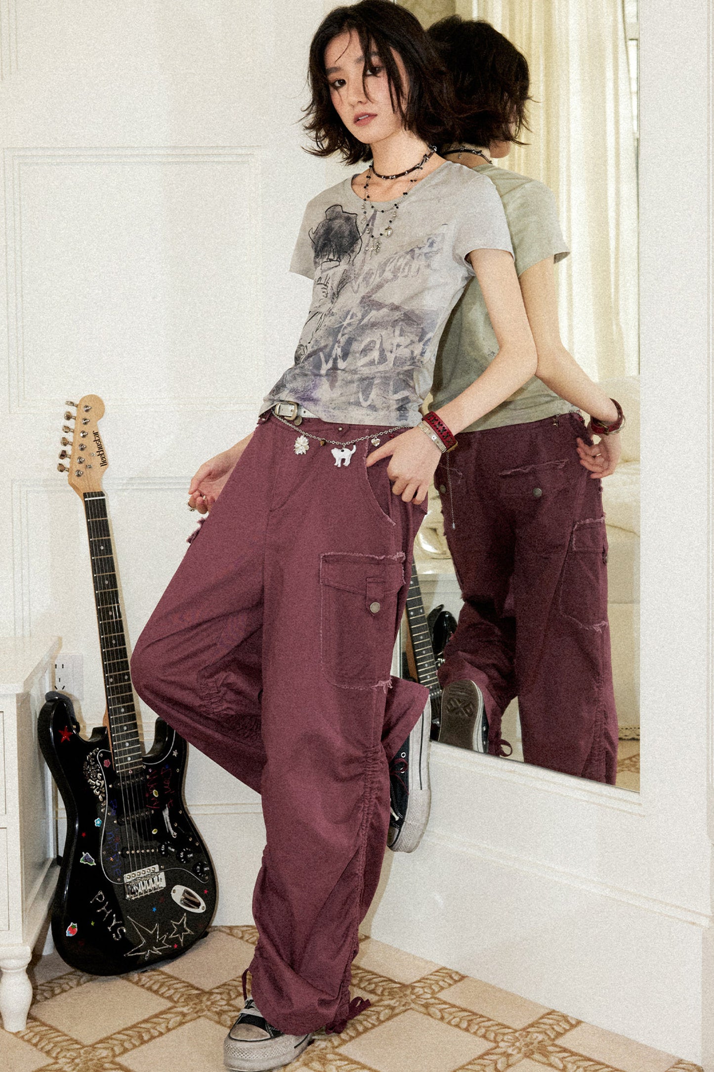 Sleepy Cropped T-Shirt