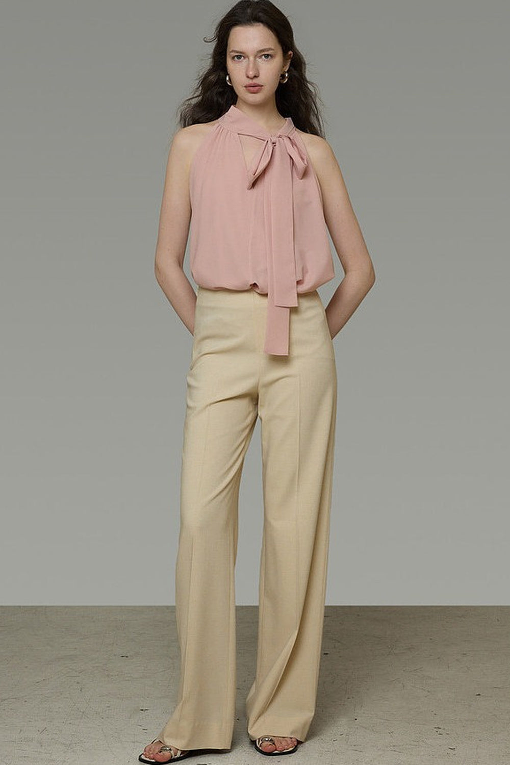 Misty Pink Halter Top