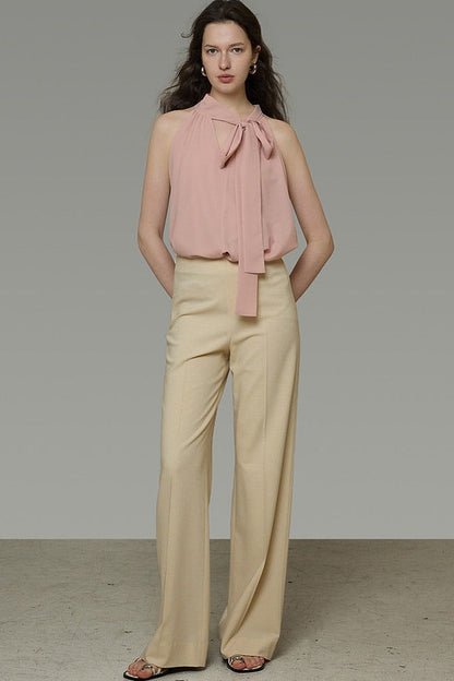 Misty Pink Halter Top