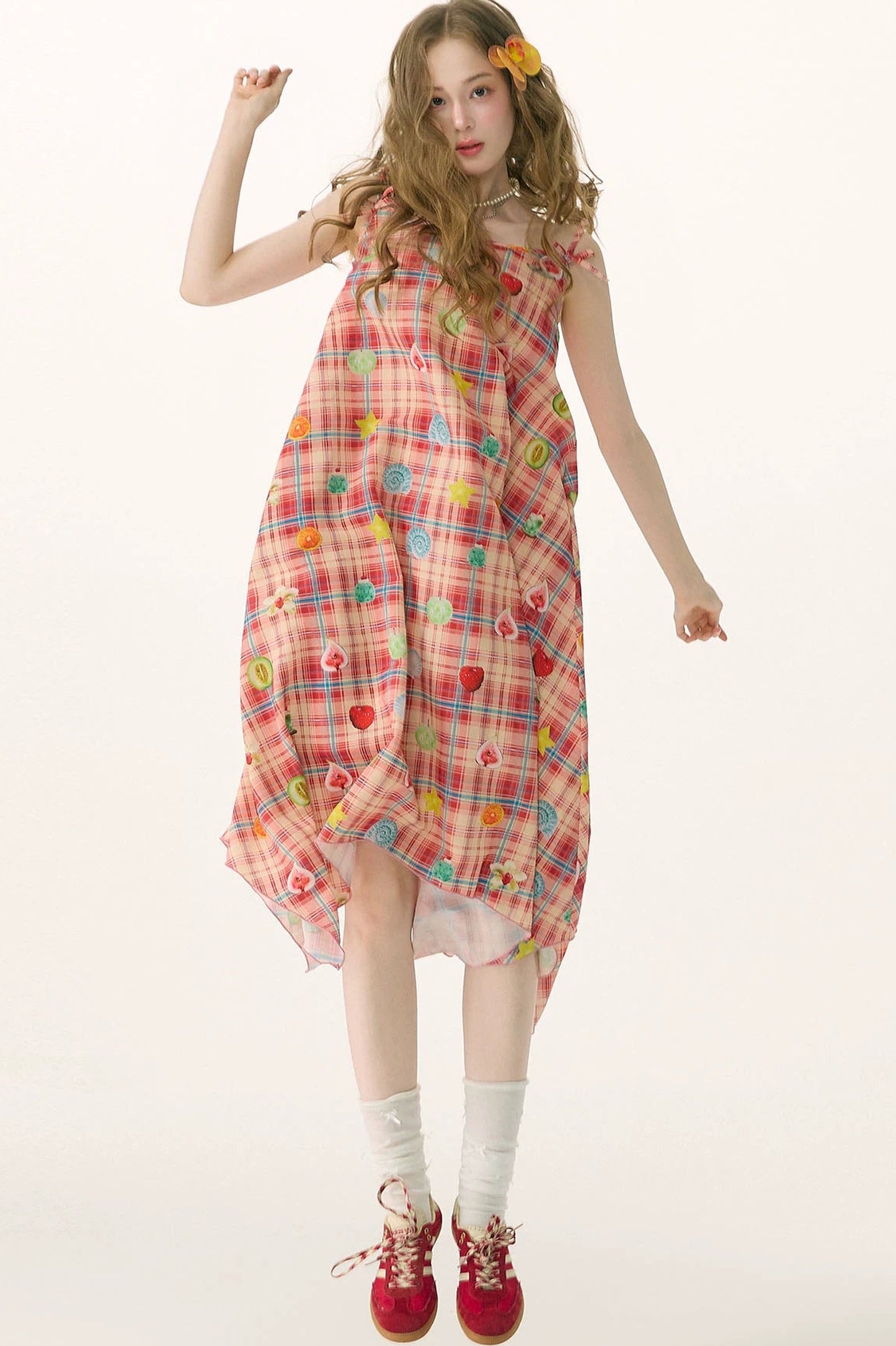 Sweet Dreams Plaid Fun Print Dress