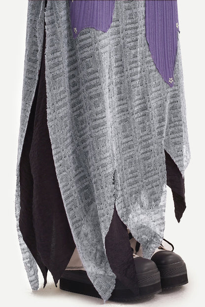 Set aus Camisole mit Schleifenprint und Strickrock