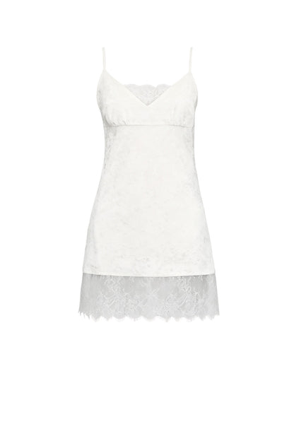 Eyelash Lace Patchwork Layered Camisole