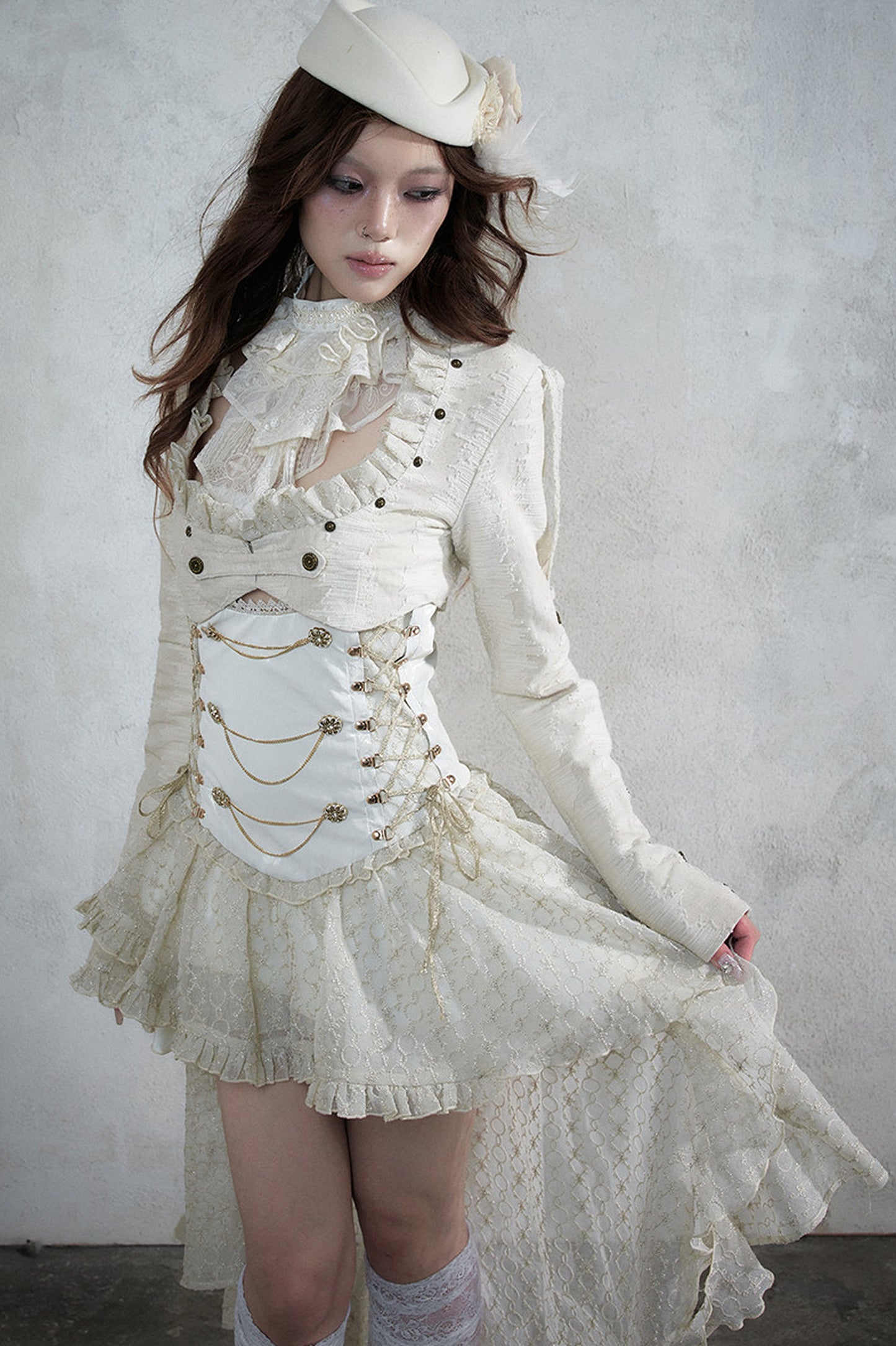 Baroque Punk Leather Jacket
