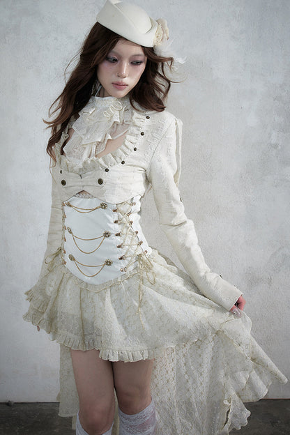 Baroque Punk Leather Jacket