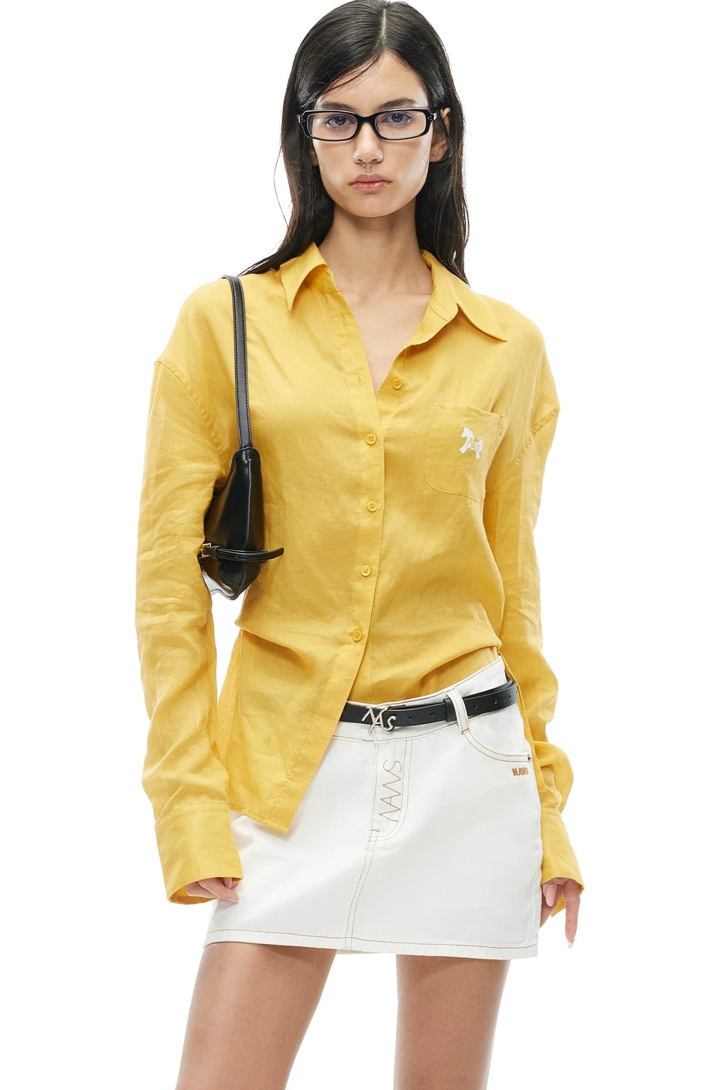 Equestrian Denim Skirt