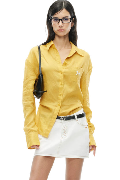 Equestrian Denim Skirt