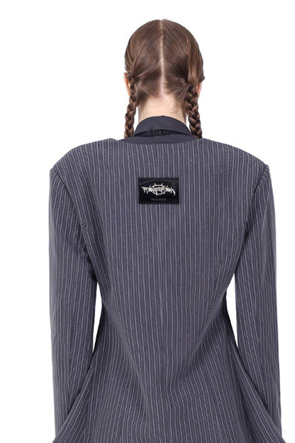 Y3K Structural Spliced Long Sleeve Shirt