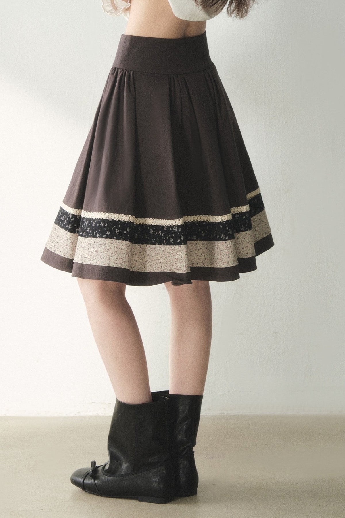 Floral Patchwork Skirt