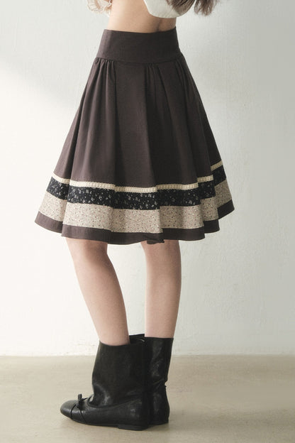 Floral Patchwork Skirt