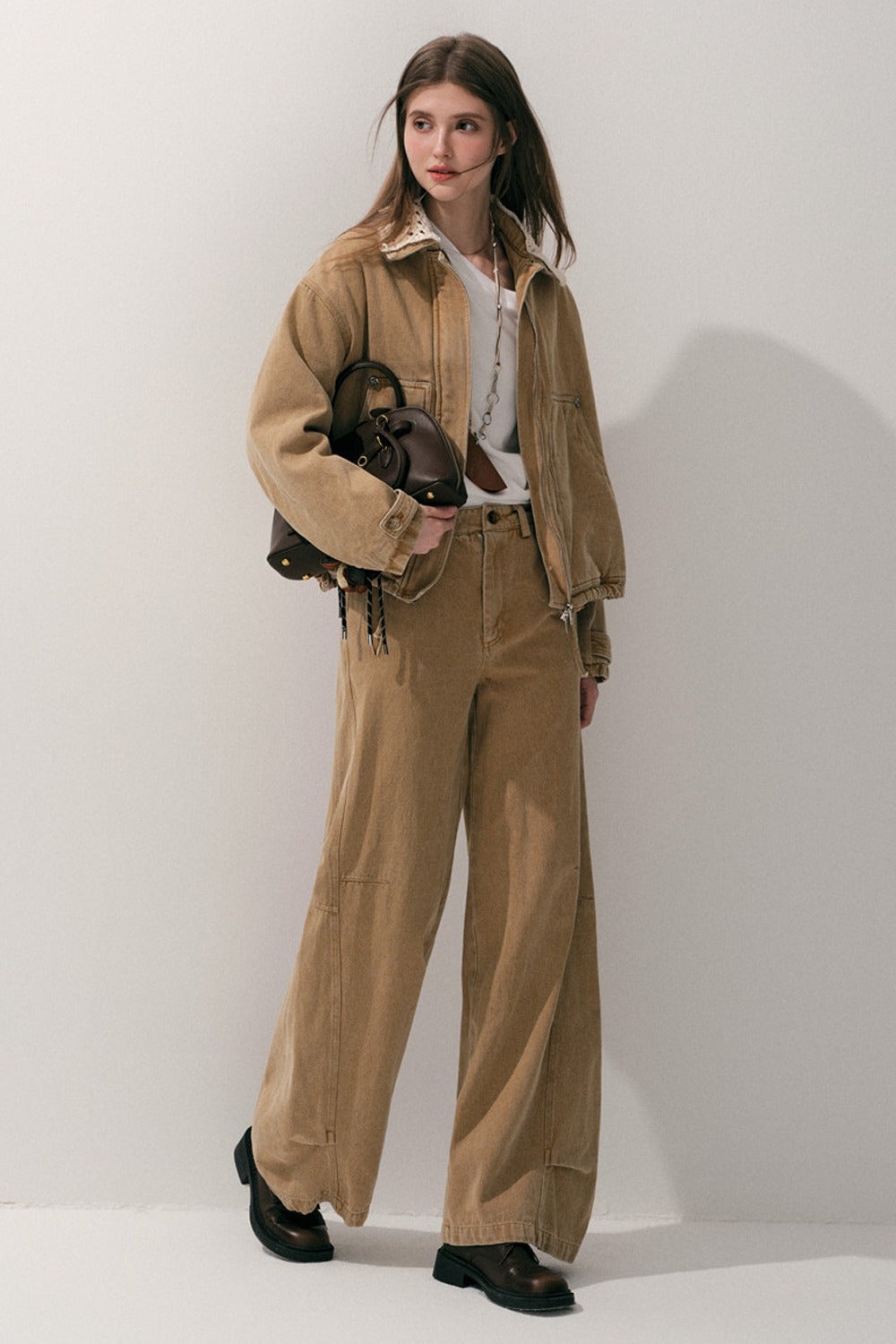 Detachable Hood Parka Jacket
