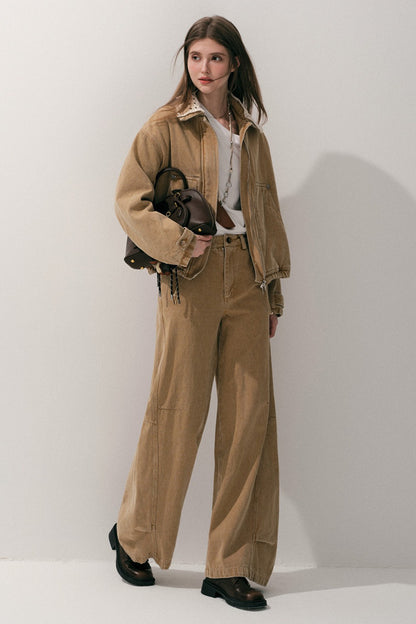 Detachable Hood Parka Jacket