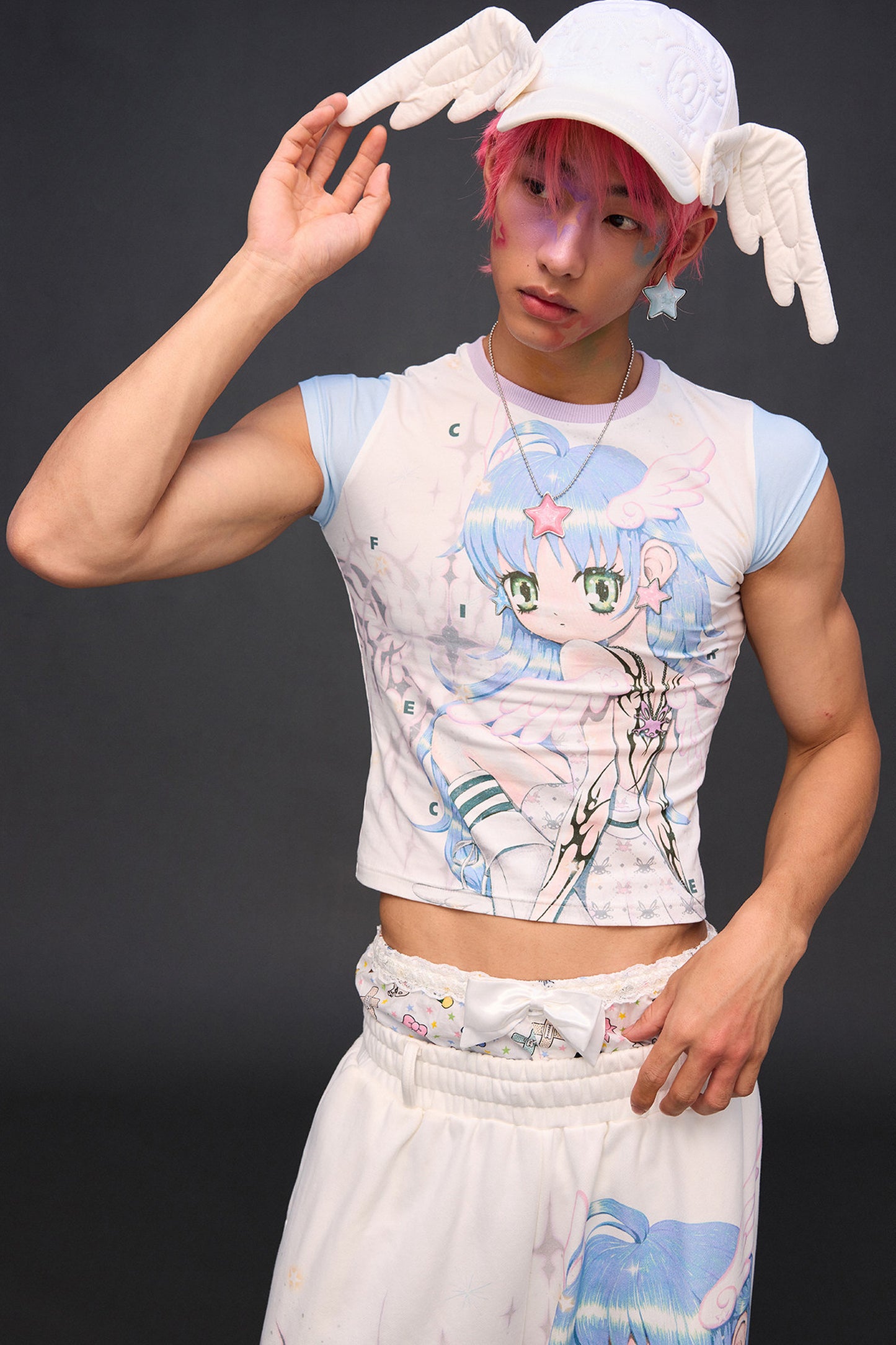 Embroidered Angel Wings Cap