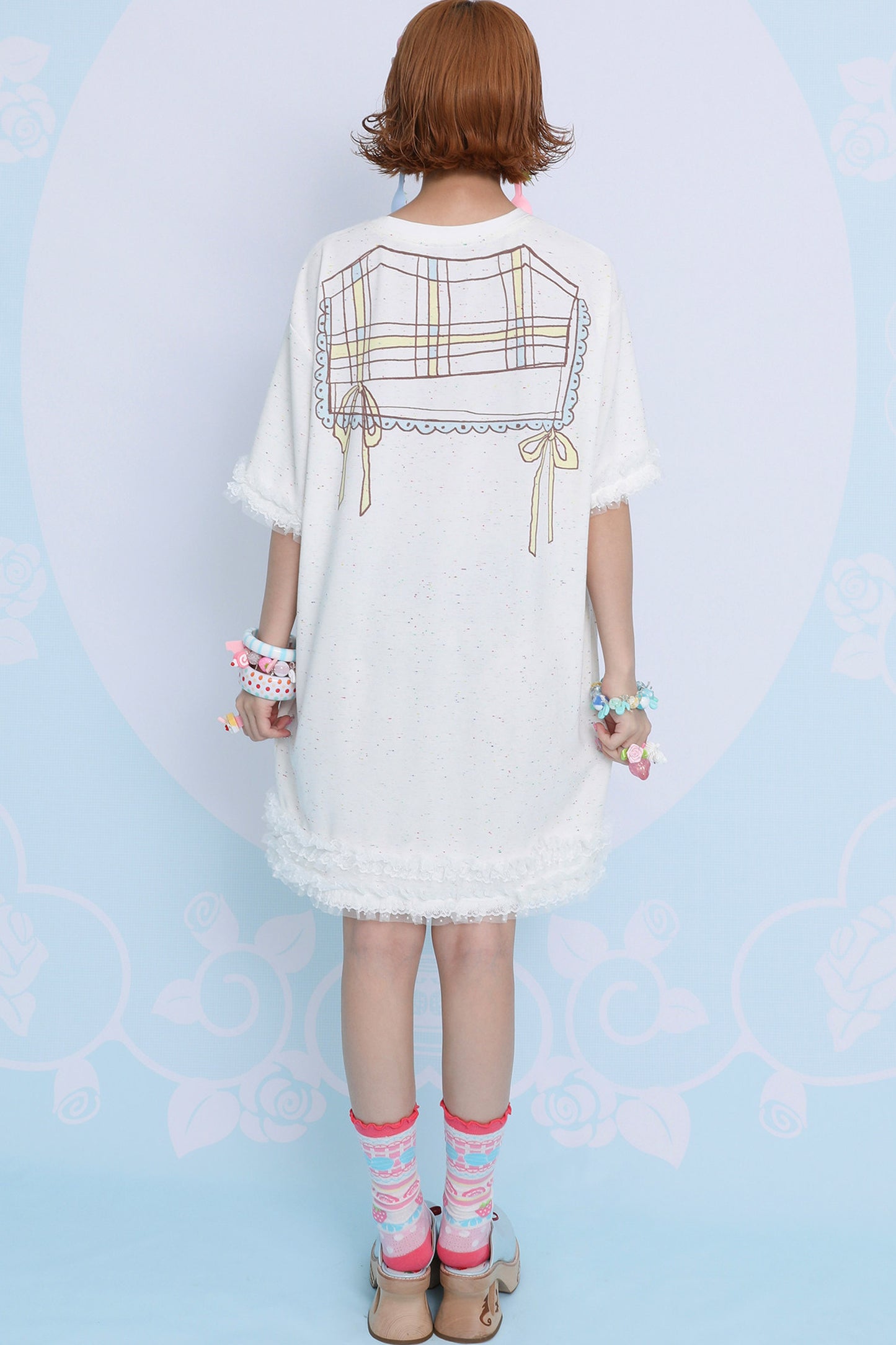 Printed Long T-Shirt Dress