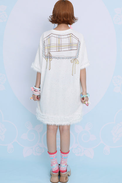 Printed Long T-Shirt Dress